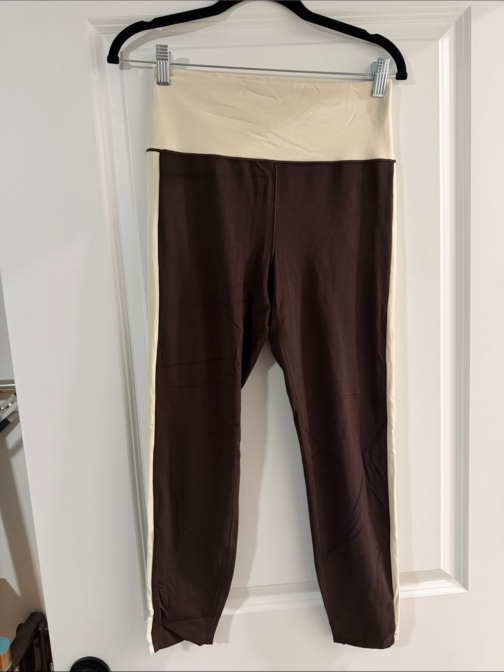 Women’s Old Navy Cream and Brown Workout Set